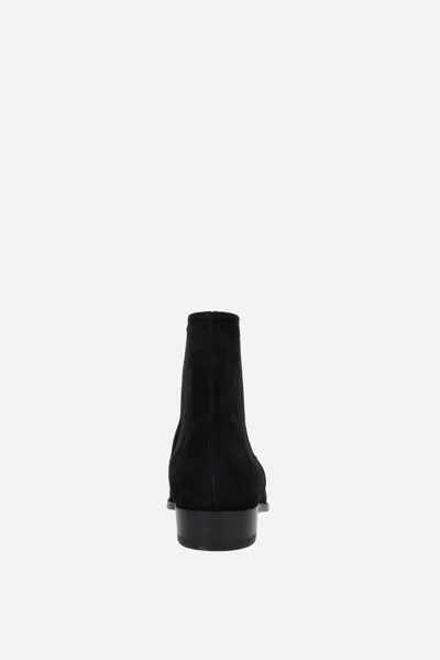 Saint Laurent Wyatt 30 Otterproof Chelsea Boot In Black