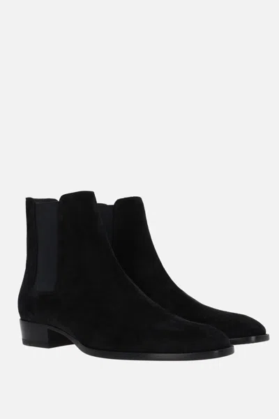 Saint Laurent Wyatt 30 Otterproof Chelsea Boot In Black