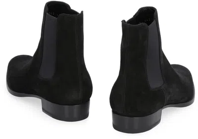 Saint Laurent Wyatt 30 Otterproof Chelsea Boot In Black