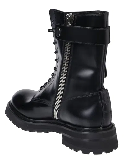 Premiata Lace-up Boots In Black