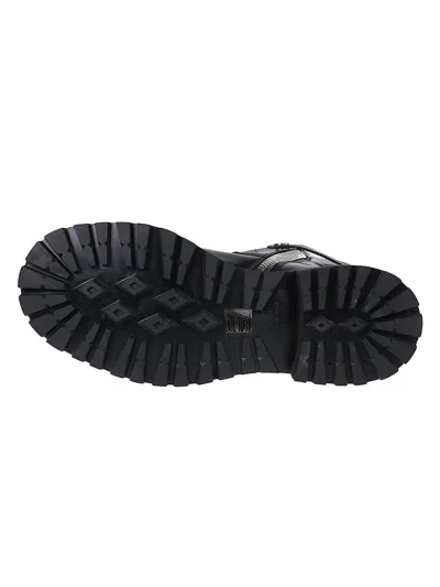 Premiata Lace-up Boots In Black