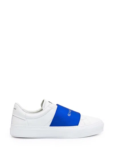 Givenchy City Sport Leather Sneakers In White