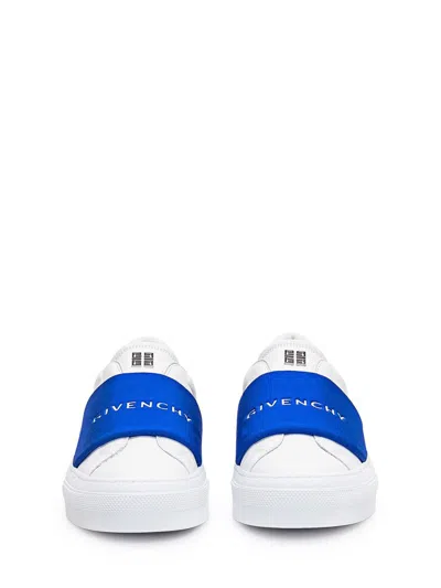 Givenchy City Sport Leather Sneakers In White
