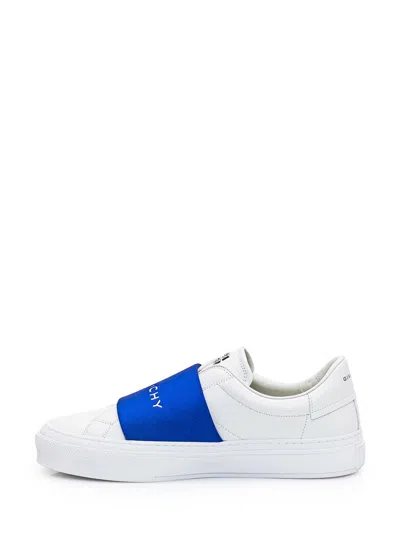 Givenchy City Sport Leather Sneakers In White
