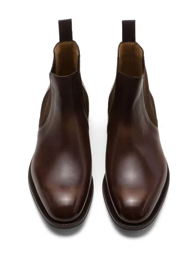 Church's Leather Amberley Chelsea Boots In Brown