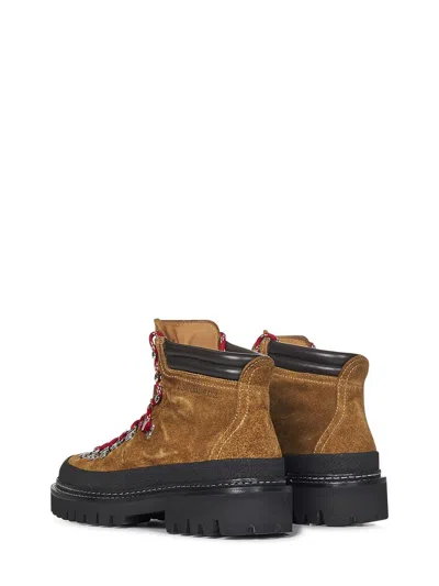 Shop Dsquared2 Canada Hiking Boots In Brown