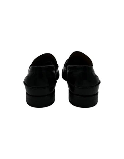 Zanoni Mocha Sabot Shoe In Black