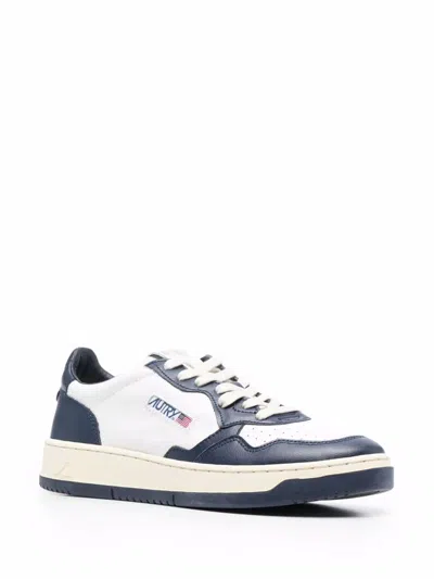 Autry Low Top Leather Sneakers In Multi