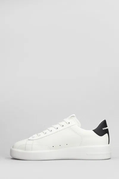 Golden Goose Mens Silver Com Pure Star Bio Logo-print Faux-leather Low-top Trainers In White