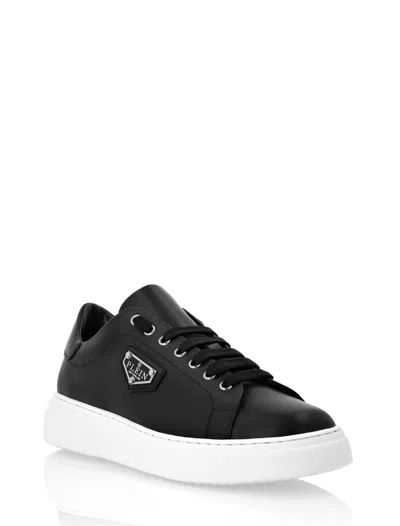 Philipp Plein Lo-top Iconic Plein Sneaker In Black