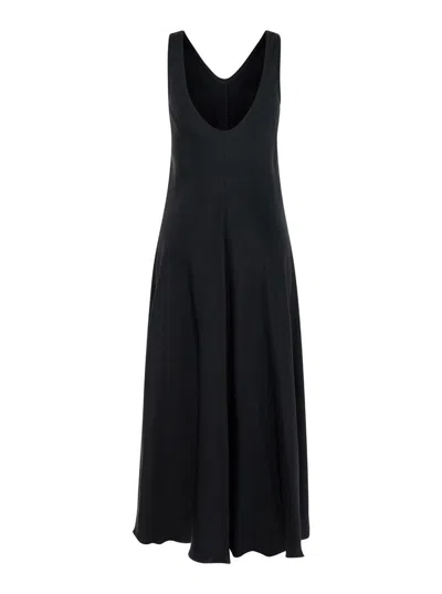 Forte Forte Women Satin Long Dress In Black