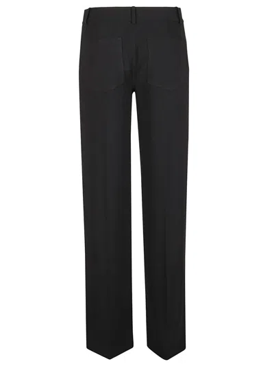 Alexander Wang Pressed-crease Trousers In Black