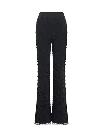 Ambush Black Monogram Lounge Pants In Black