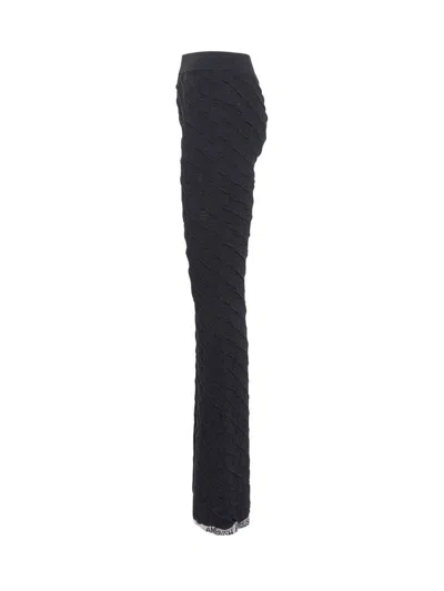 Ambush Black Monogram Lounge Pants In Black