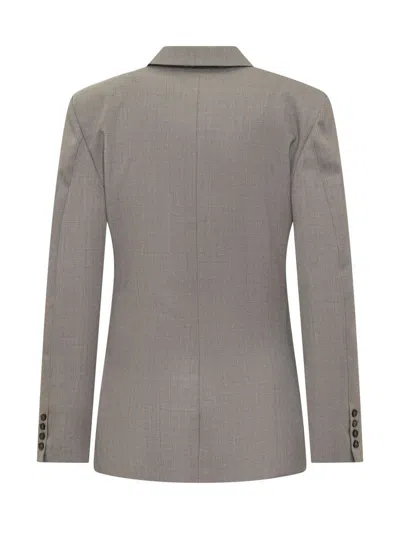 Armarium Sophisticated Double-breasted Wool Jacket For Fall/winter 2024 In Grey