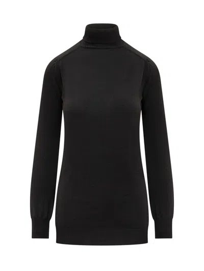 Calcaterra Virgin Wool Jumper In Black