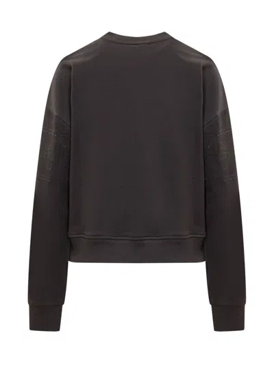 Chiara Ferragni Logomania Sweatshirt In Black