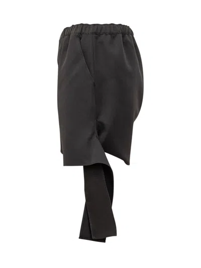 Coperni Knotted Shorts In Black