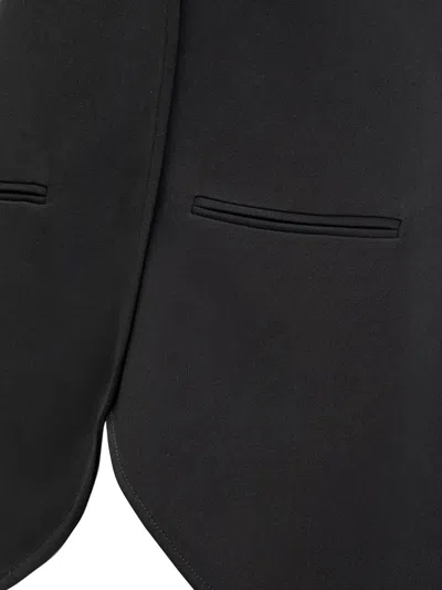 Courrèges Ellipse Bustier Mini Dress In Black