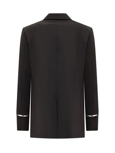 Del Core Cut Out Blazer In Black