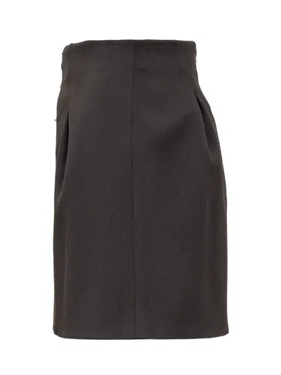 Del Core Mushroom Skirt In Black