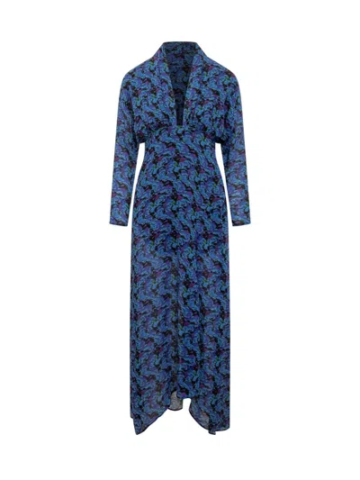 Iro Nollie Dress In Blue