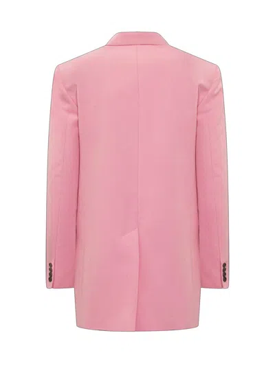 Isabel Marant Double-breasted Nevim Blazer With Peak Lapel 40 Italian Size In Pink
