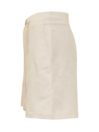 Jw Anderson Wide Leg Shorts In Beige