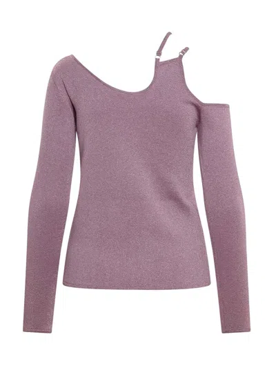 Jw Anderson Top Asimetric In Pink