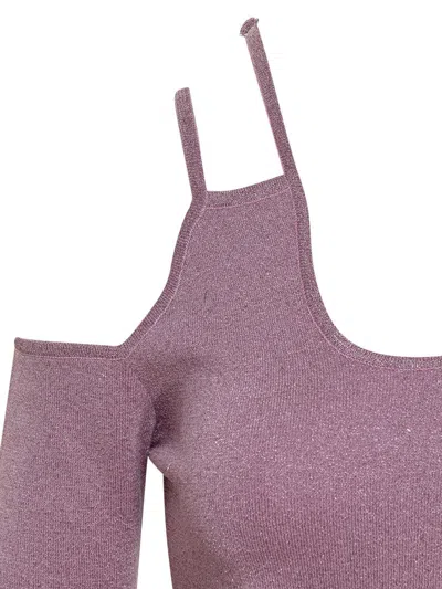 Jw Anderson Top Asimetric In Pink