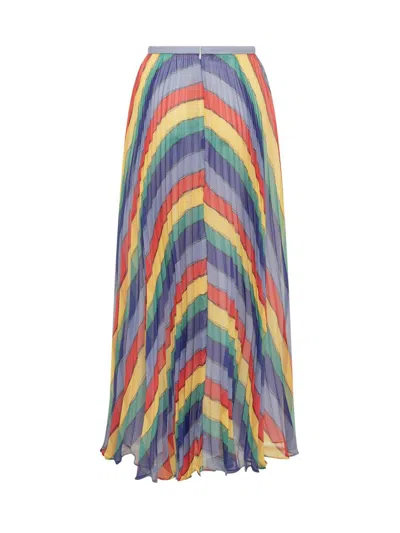Rochas Skirt In Multicolor Polyester In Multicolor