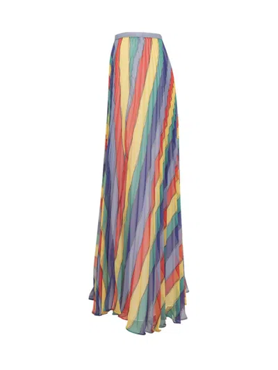 Rochas Skirt In Multicolor Polyester In Multicolor