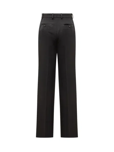 Dolce & Gabbana Straight Leg Tailored Trousers In Black