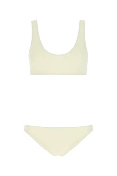 Lido Ivory Stretch Lycra Trentuno Bikini In White