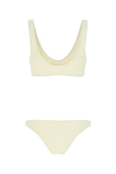 Lido Ivory Stretch Lycra Trentuno Bikini In White