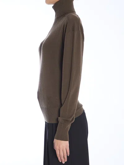 Burberry Wool Sweater In Green