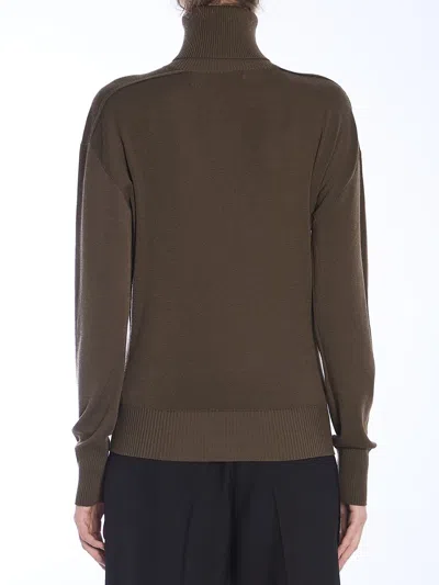 Burberry Wool Sweater In Green