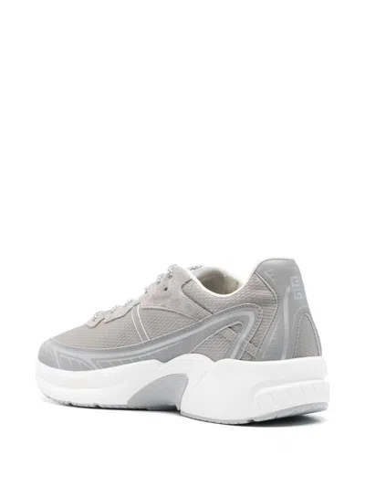 Givenchy Nfnty-52 Sneakers In Suede And Mesh In Grey