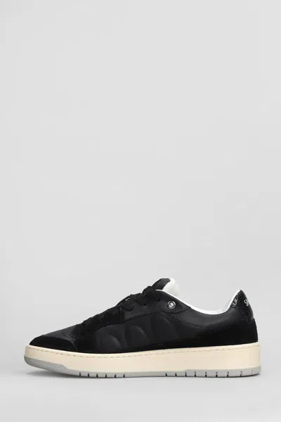 Santha Model 2 Leather Sneakers In Black