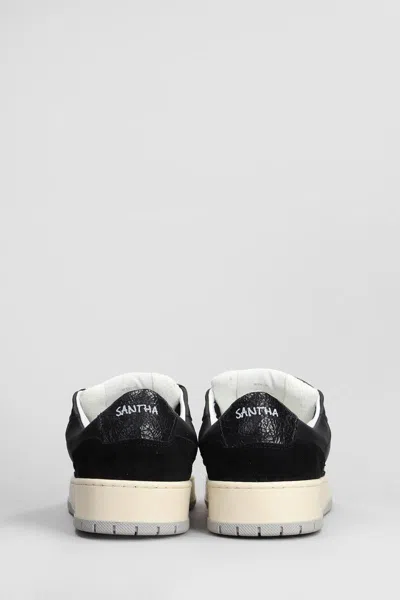 Santha Model 2 Leather Sneakers In Black