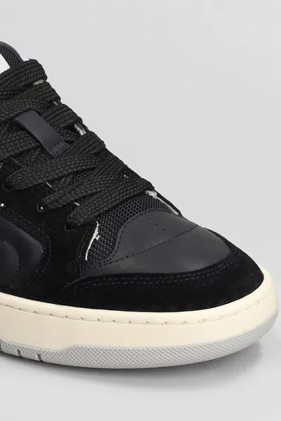 Santha Model 2 Leather Sneakers In Black