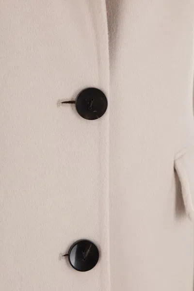 10 Corso Como Buttoned-up Overcoat In Beige