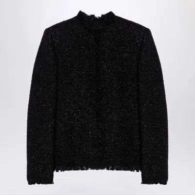 Givenchy Veste En Tweed Et Lurex In Black