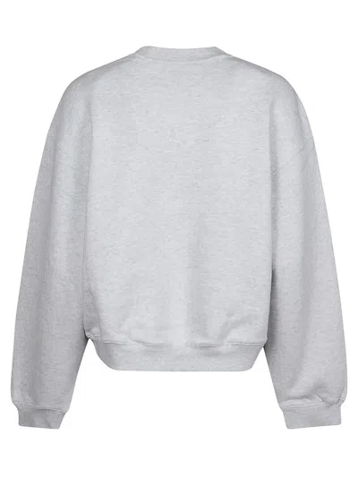 Alexander Wang T T By Alexander Wang Essential Terry Crewneck Sweatshirt In Grey