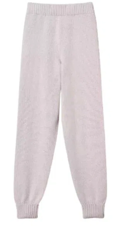 Twinset Knitted Track Pants In Black