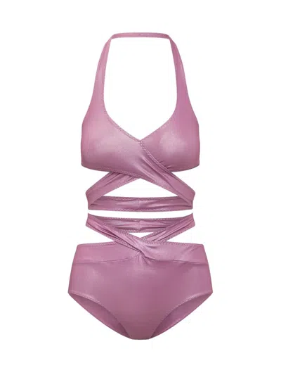 Alessandro Vigilante Bikini Set In Purple