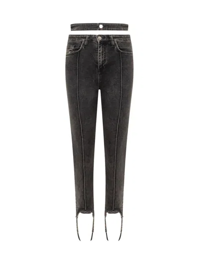 Andreädamo Andreādamo Skinny Pants In Black