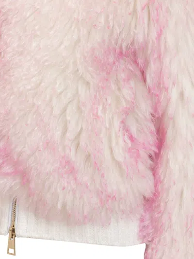 Becagli Since 1994 Mohair Jacket In Pink