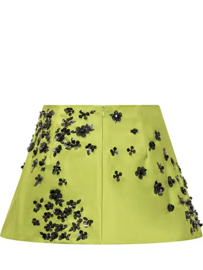 Shop Des_phemmes Miniskirt In Green
