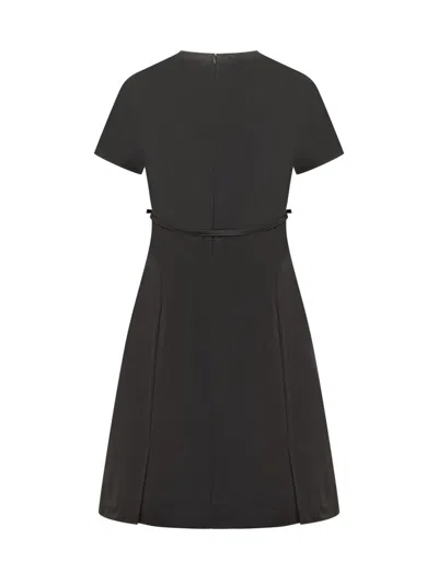 Givenchy Voyou Belted Mini Dress In Black